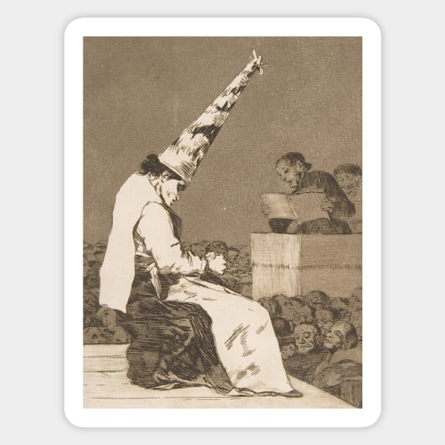 These Specks of Dust by Francisco Goya Sticker by Classic Art Stall